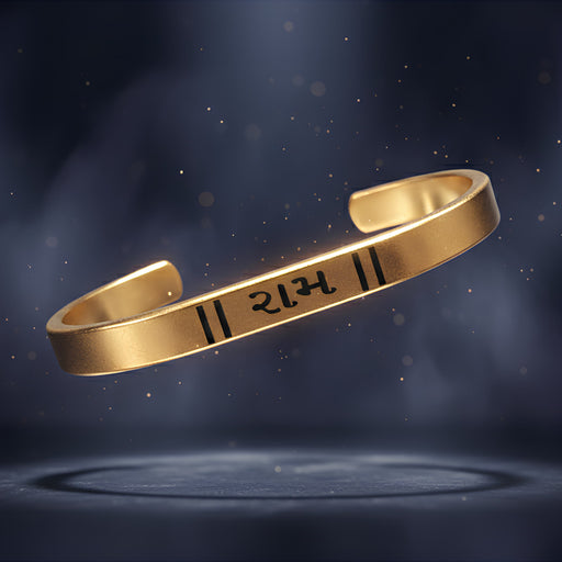 Gold-Plated Bracelet - Customizable Name Jewelry (Kada)