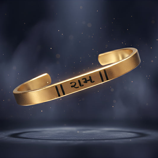 Gold-Plated Bracelet - Customizable Name Jewelry (Kada)