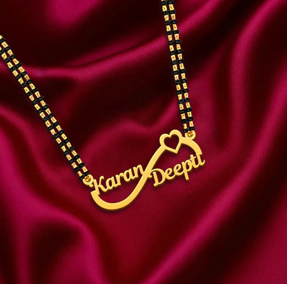 Infinity Heart Couple Pendant