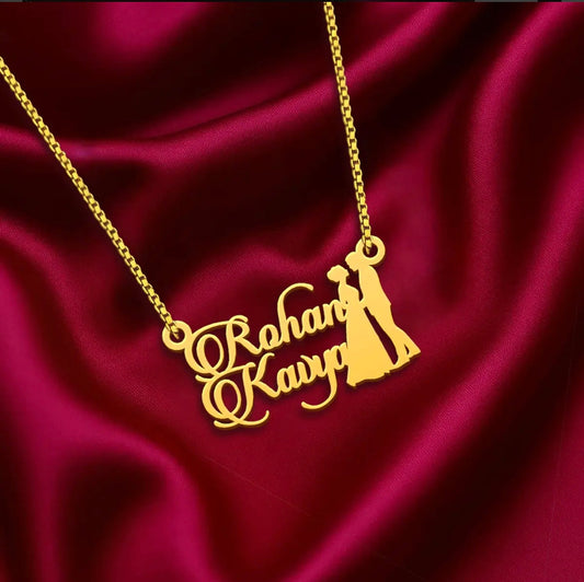 Romantic Name Couple Pendant