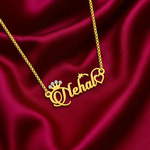 Charming Heart Crowndiamond Pendant