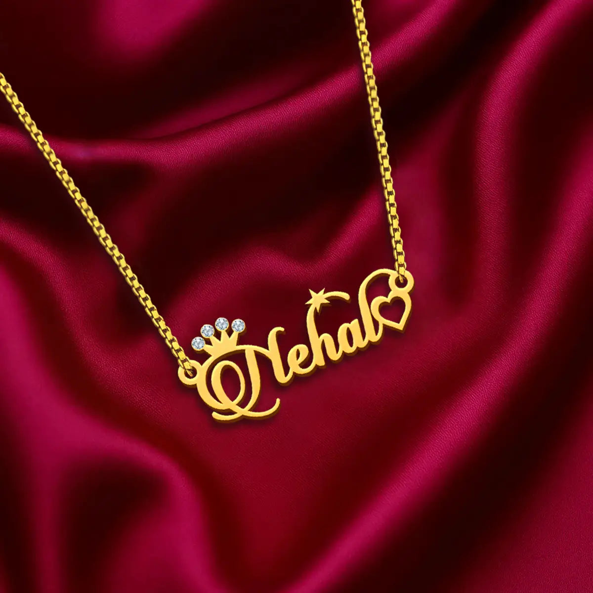 Charming Heart Crowndiamond Pendant