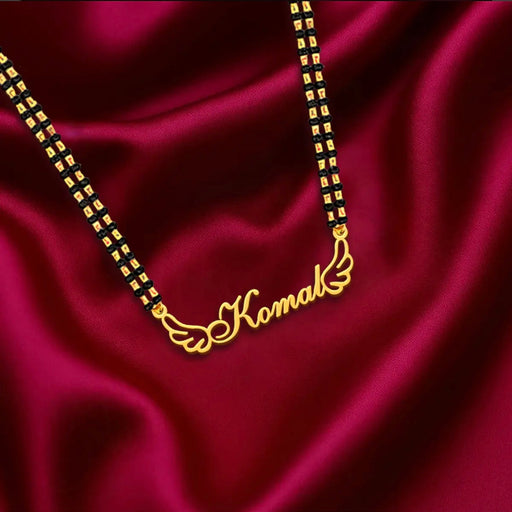 Angel Wings Name Pendant