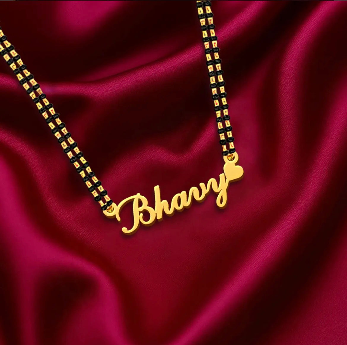 Heart Style Name Necklace