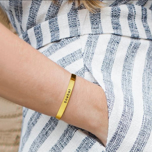 Personalized Golden Name Bracelet