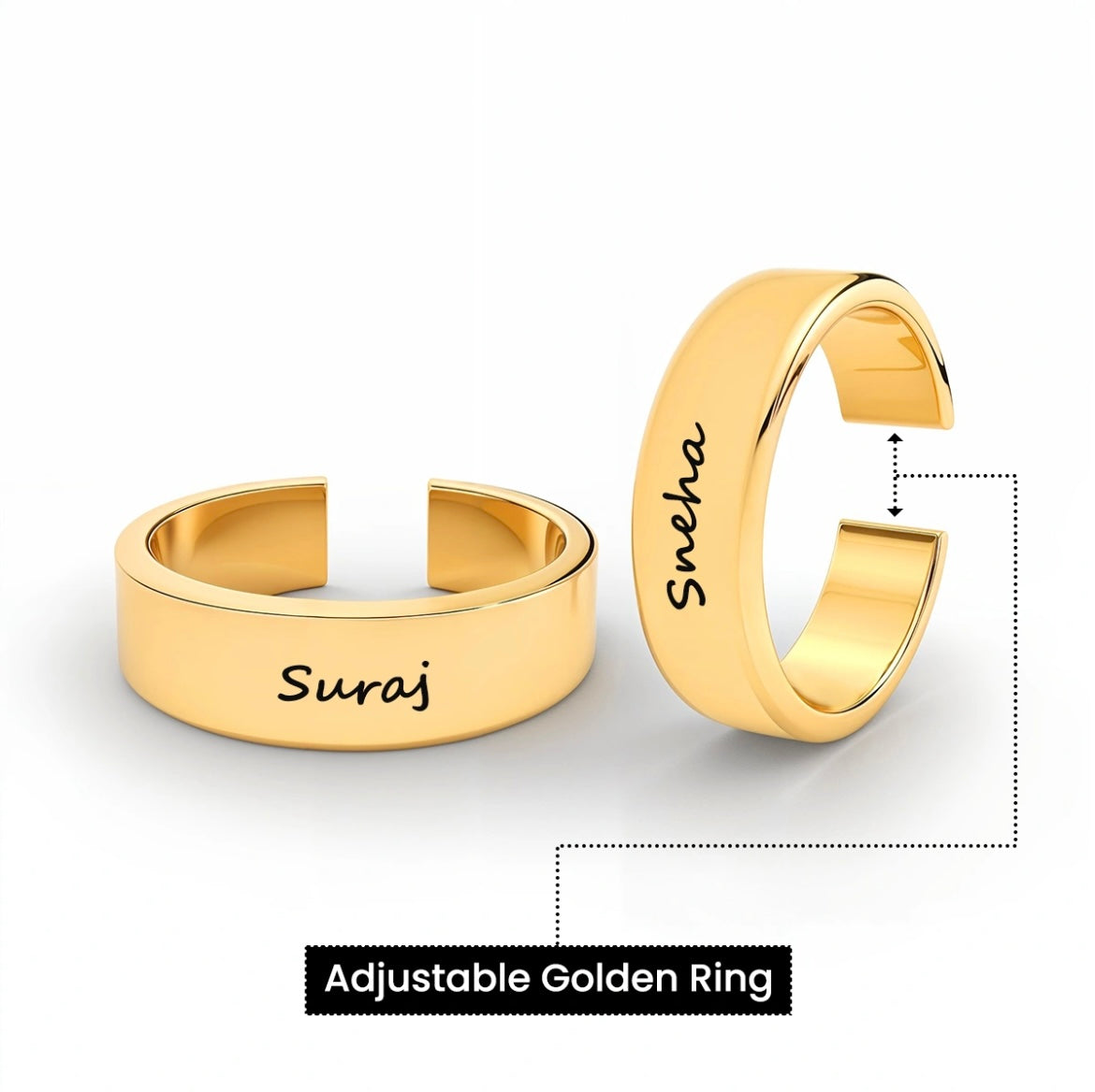 Personalized Engraved Name Ring
