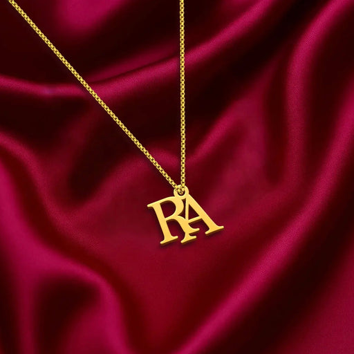 Couple Name Letter Necklace