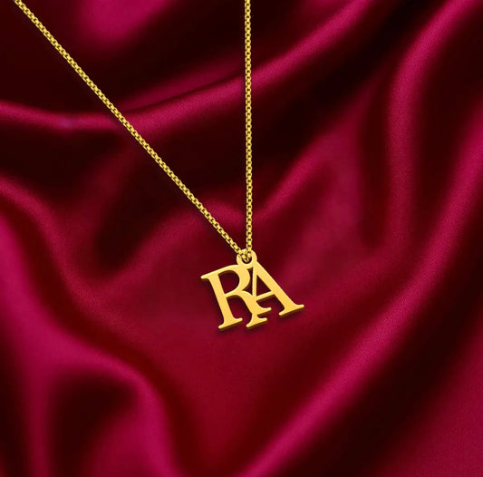 Couple Name Letter Necklace