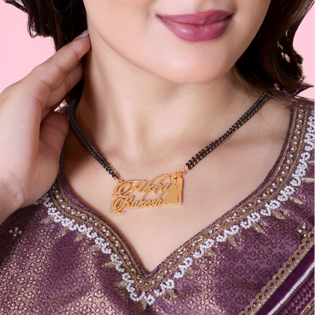 Couple Name Necklace